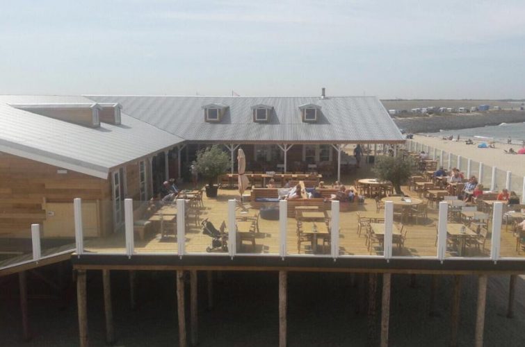 Meerkerk wooden beach restaurant