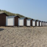 Group of beach cabins Group of beach cabins